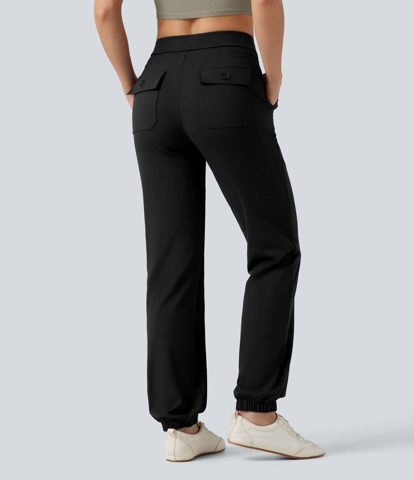 Jogging DayStretch décontracté, taille moyenne, cordon de serrage, à poches