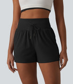 Short de yoga taille haute Halara UltraSculpt™ à cordon de serrage 9 cm avec poches