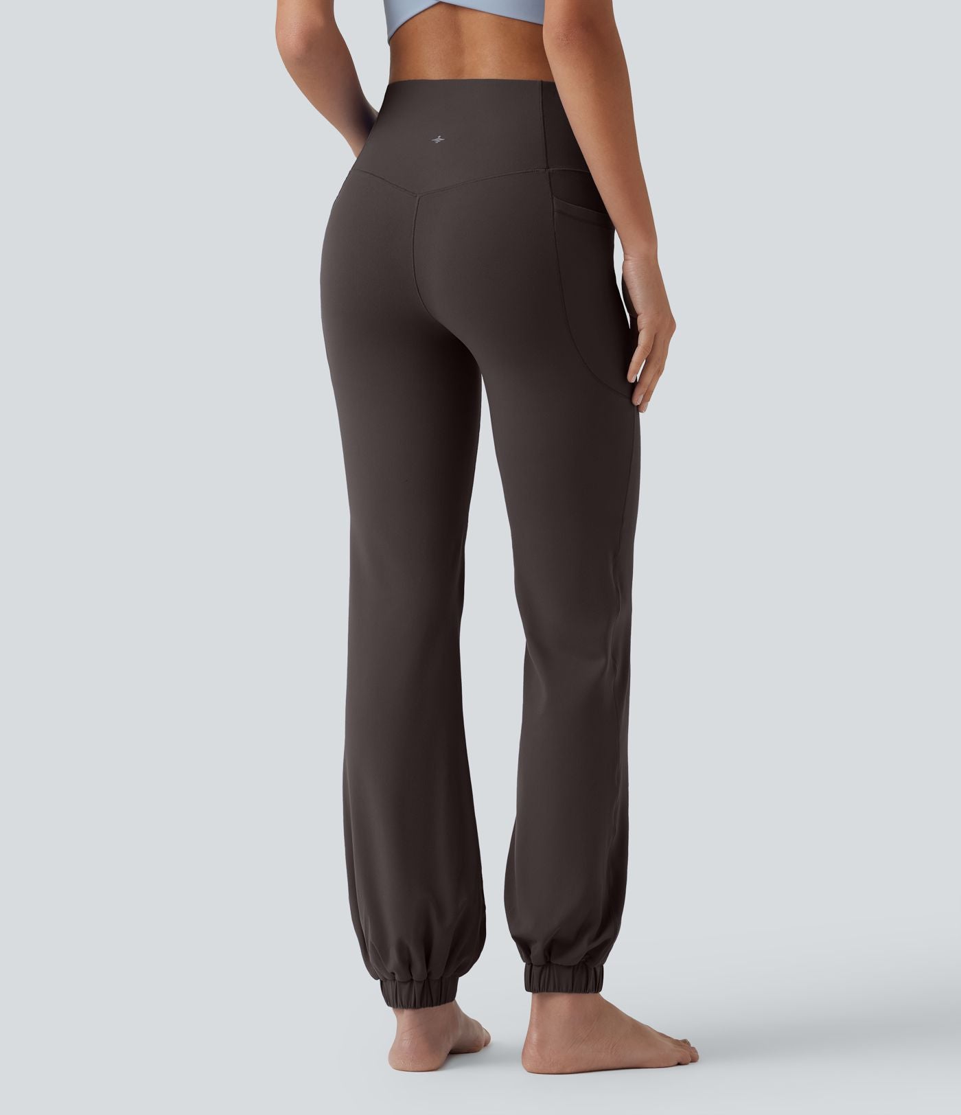 Jogging ballon danse SoftlyZero™ taille haute gainant avec poches