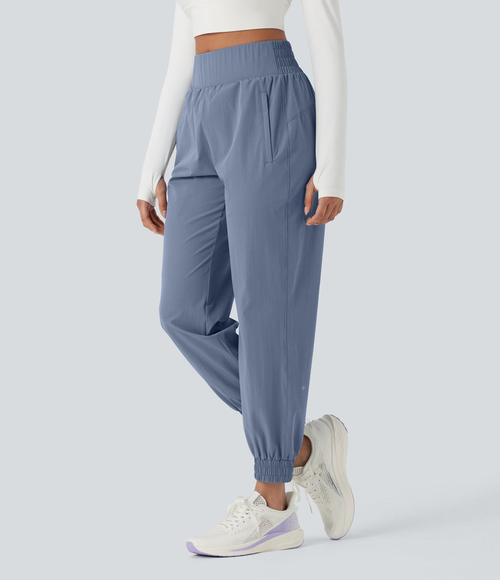 Jogging randonnée taille haute poches zippées