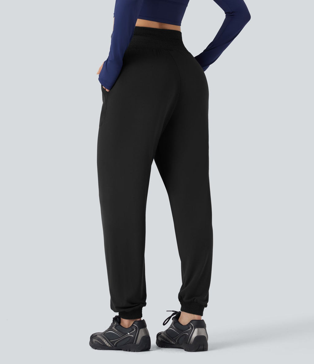 Jogging taille haute sans couture OneForm Seamless Flow avec poches