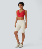 Brassière yoga SoftlyZero™ Airy maintien léger découpes effet frais InstantCool, bonnets E-G