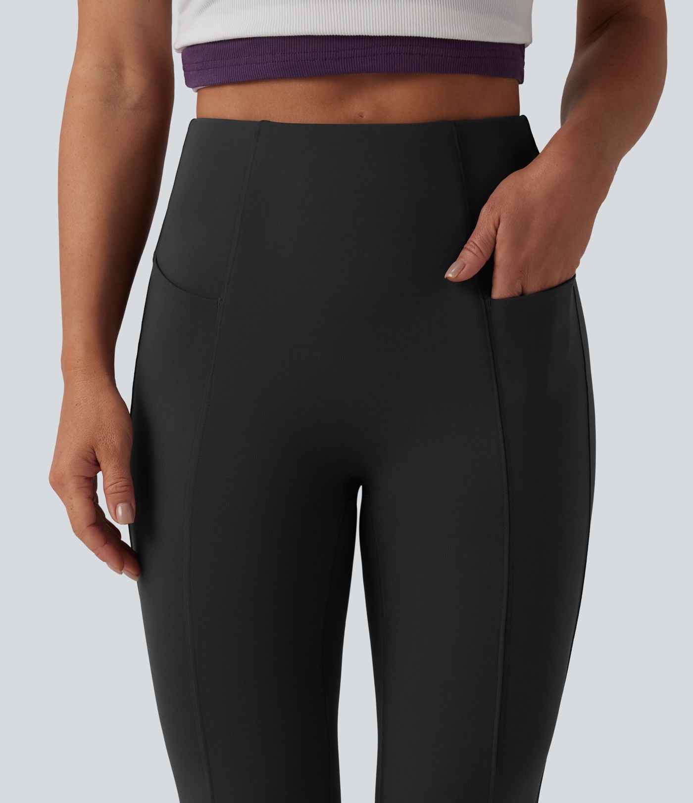 Legging casual 7/8 ventre plat taille haute DayStretch avec poches