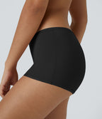 Shorty uni taille basse, très extensible et doux pour la peau