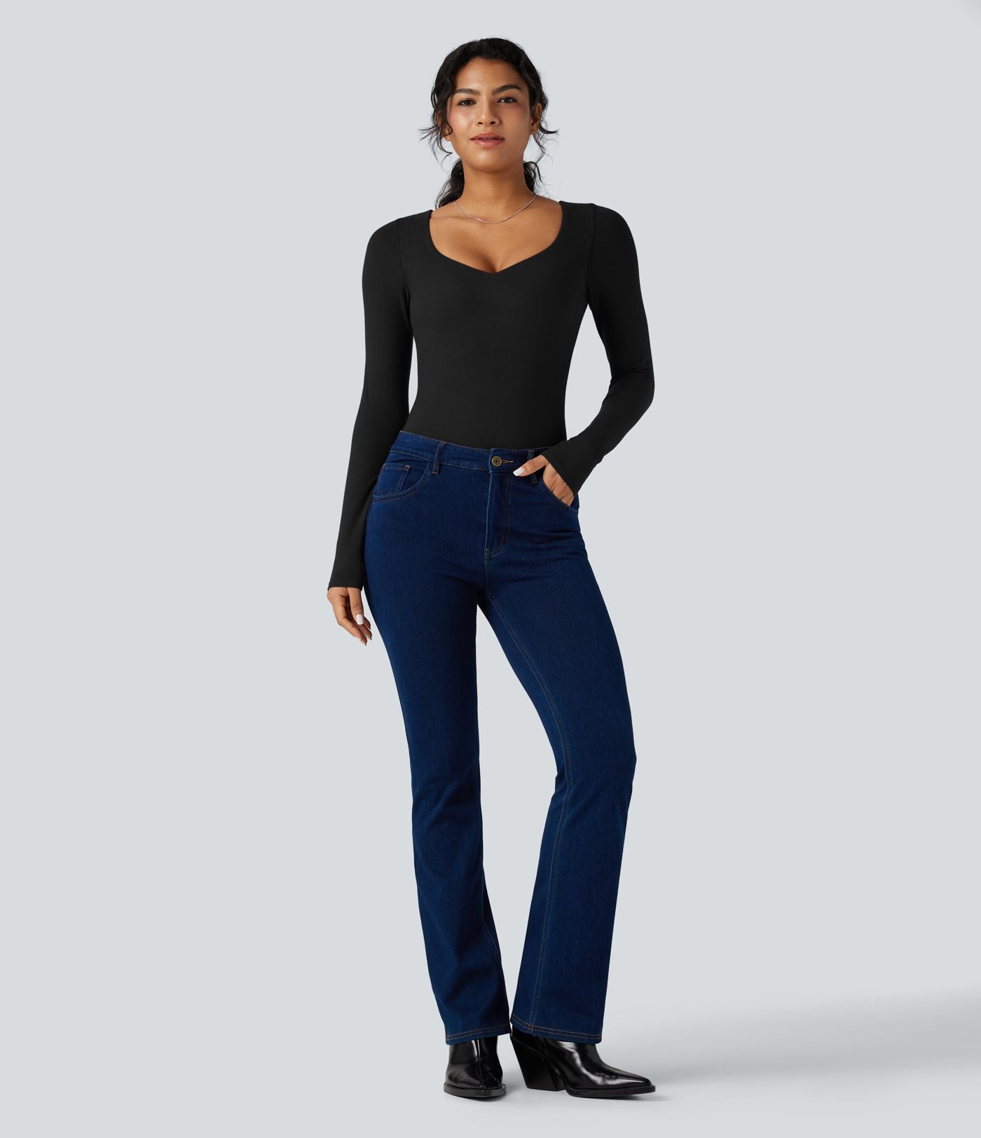 Top casual chaud push-up à manches longues - Bonnet A/B