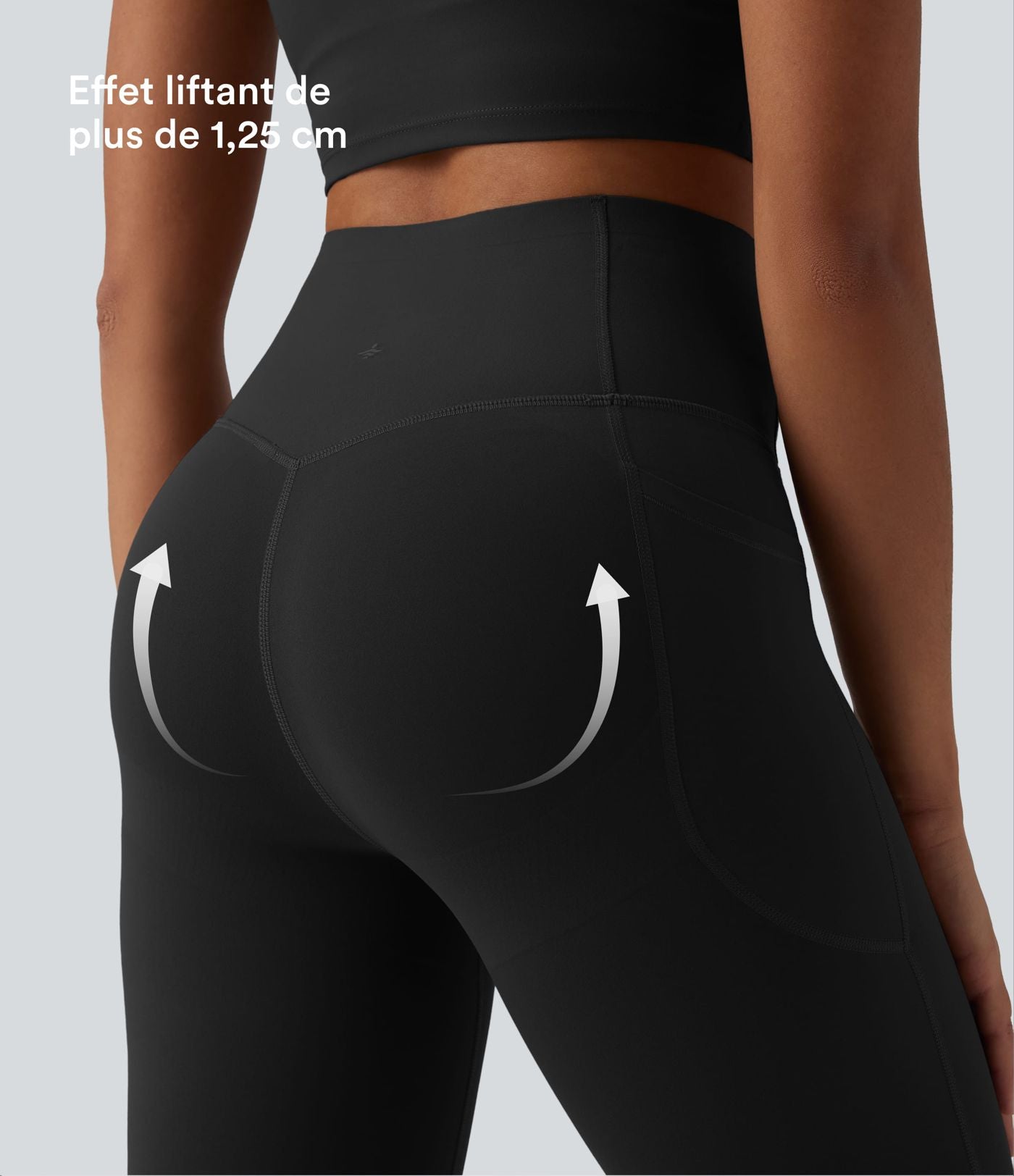 Legging de yoga bootcut Halara UltraSculpt™ taille haute push-up gainant avec poches