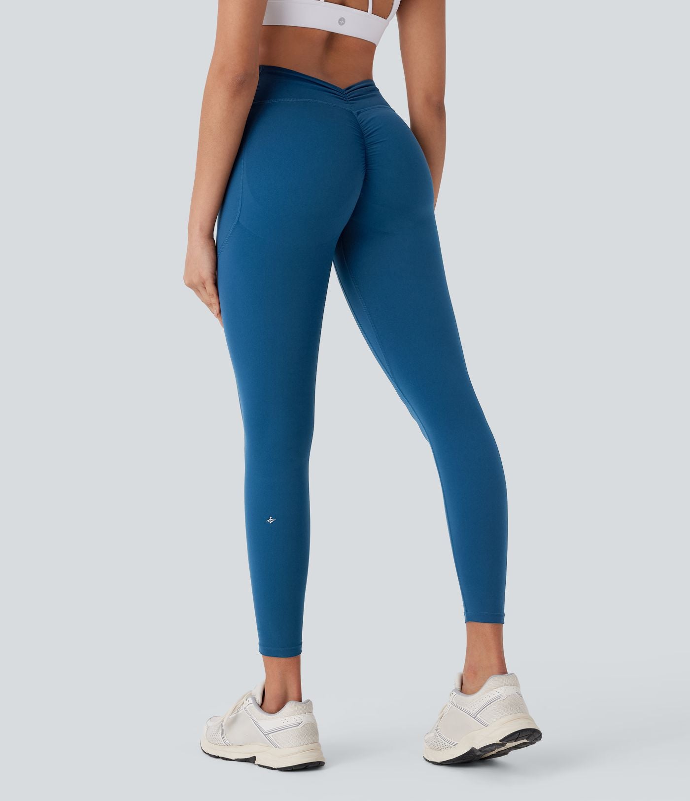 Legging de yoga gainant galbant taille haute avec fronces et poches Halara UltraSculpt™