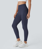 Legging yoga 7/8 taille haute froncé sans couture OneForm Seamless Flow