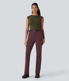 Pantalon cargo bootcut randonnée taille moyenne DayStretch avec poches