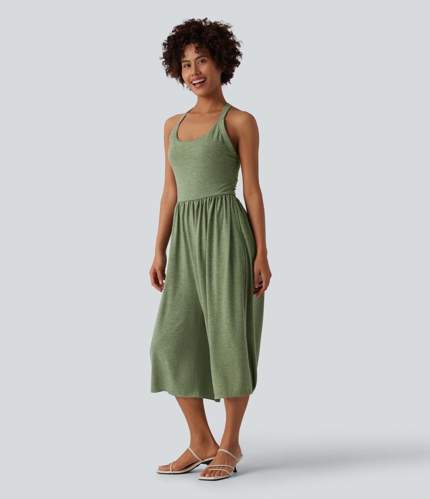 Combinaison casual pantacourt large avec poches - Édition Easy Peasy