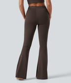 Halara UltraSculpt™ Legging évasé de yoga taille haute en V avec dentelle contrastée et poches