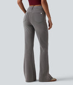 Jean Halara Flex™ taille haute croisé gainant bootcut décontracté avec poches