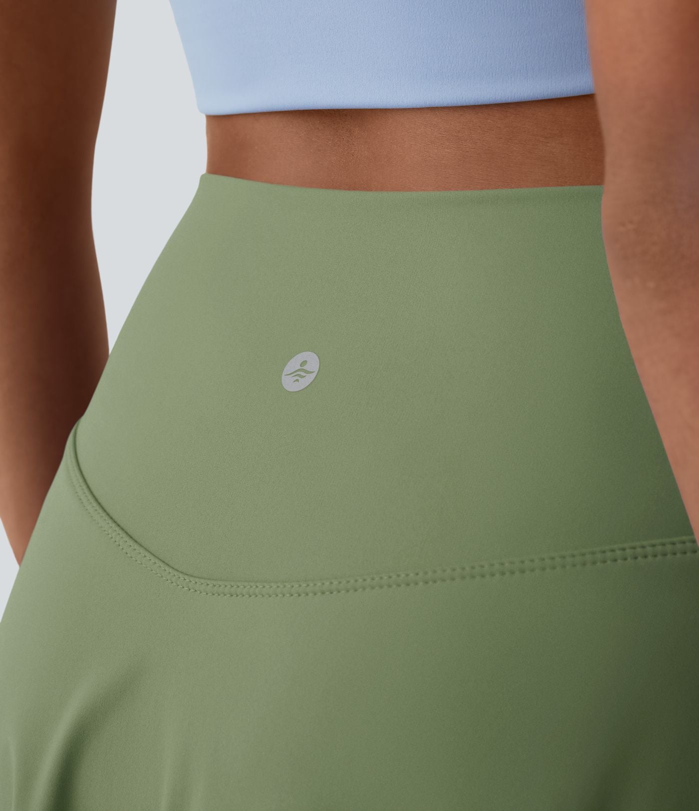 Jupe de tennis mini 2-en-1 quotidienne SoftlyZero™ Airy avec croisement, poche latérale et effet frais InstantCool, Lucid, protection solaire UPF50+