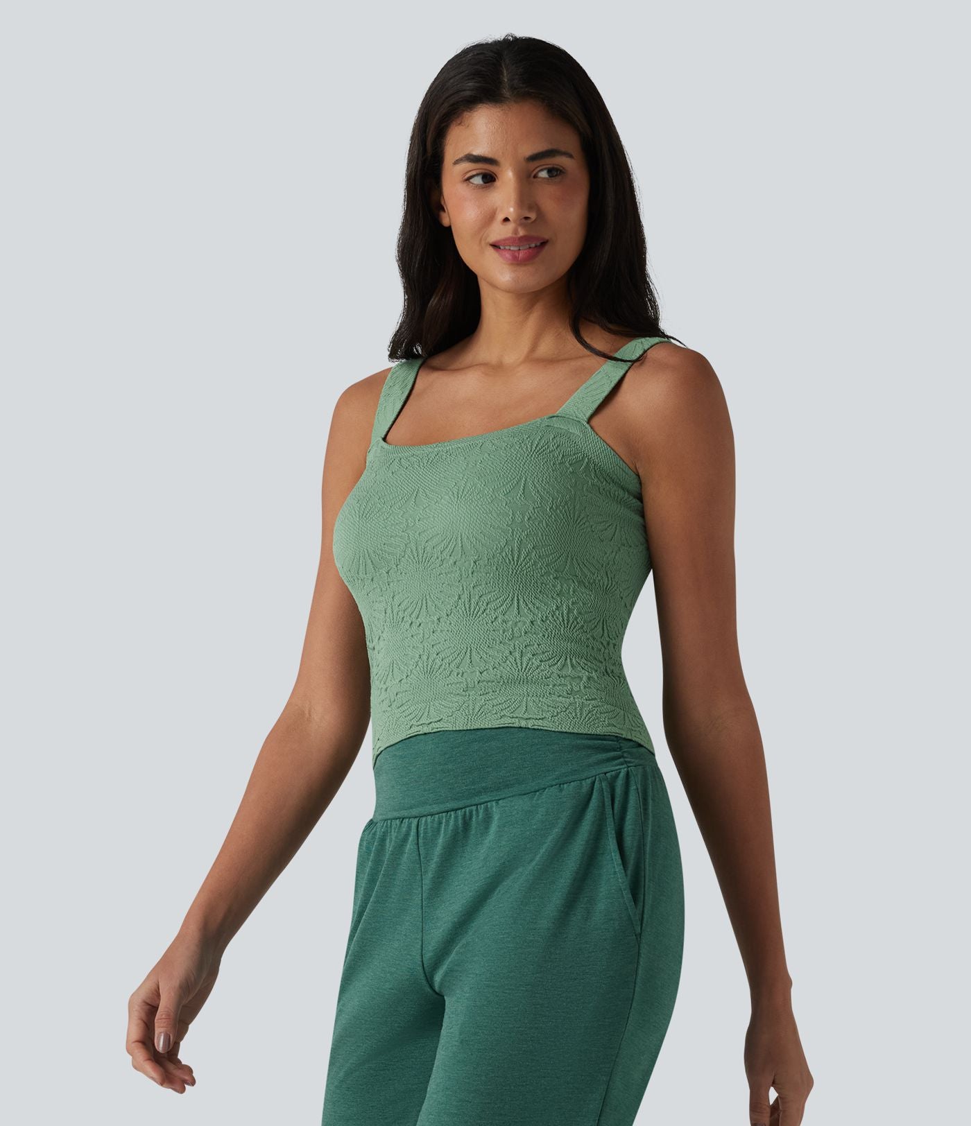 Débardeur de yoga OneForm Seamless Flow col carré soutien-gorge intégré