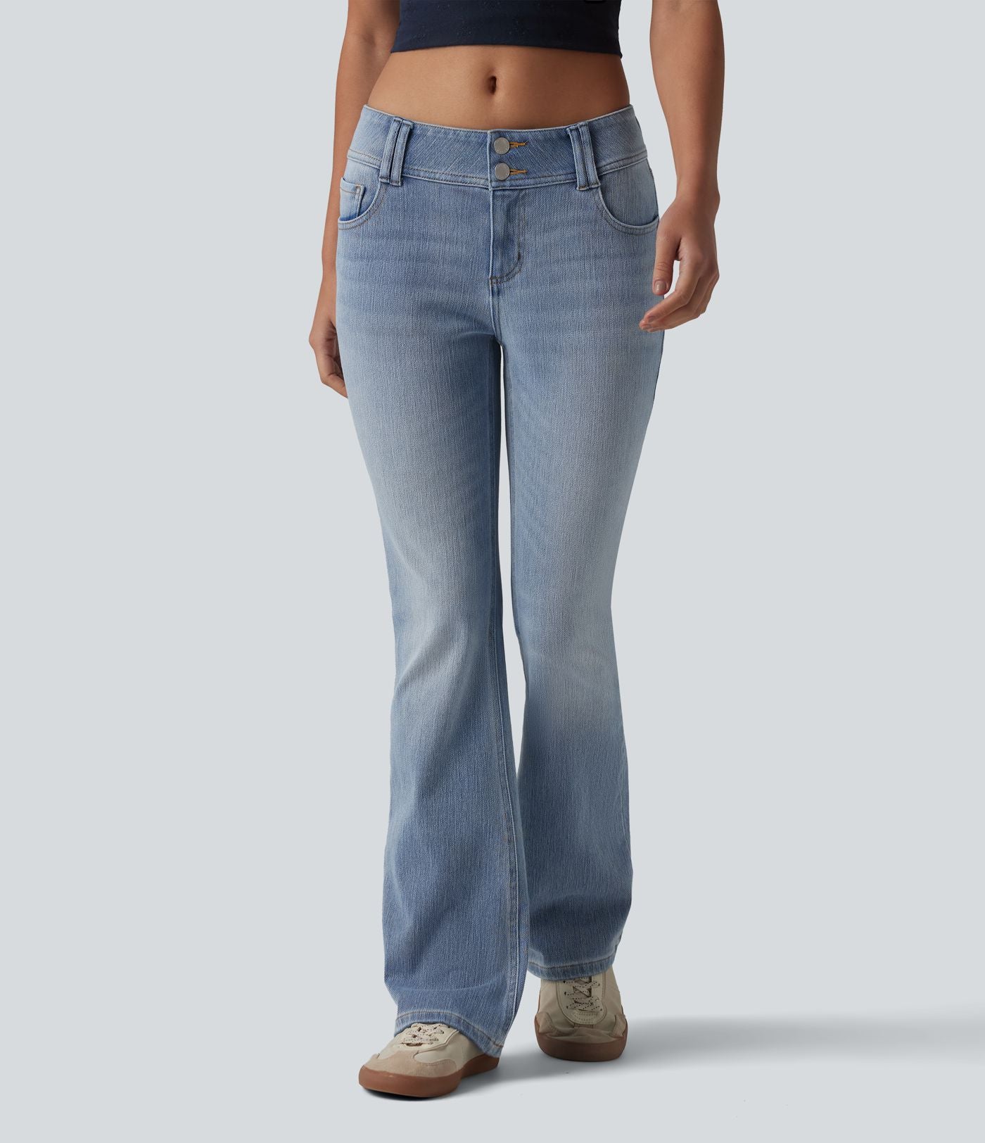 Jean décontracté taille basse Halara Flex™ avec poches