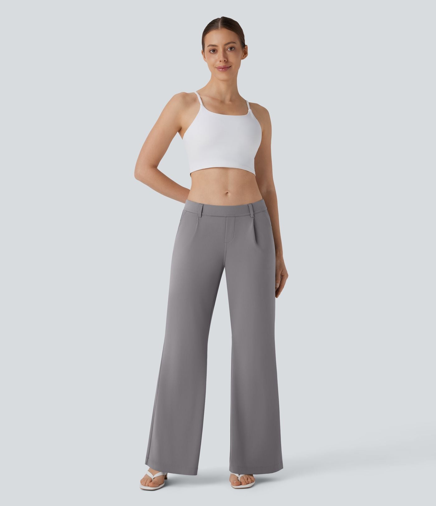 Pantalon bootcut taille basse DayStretch avec poches