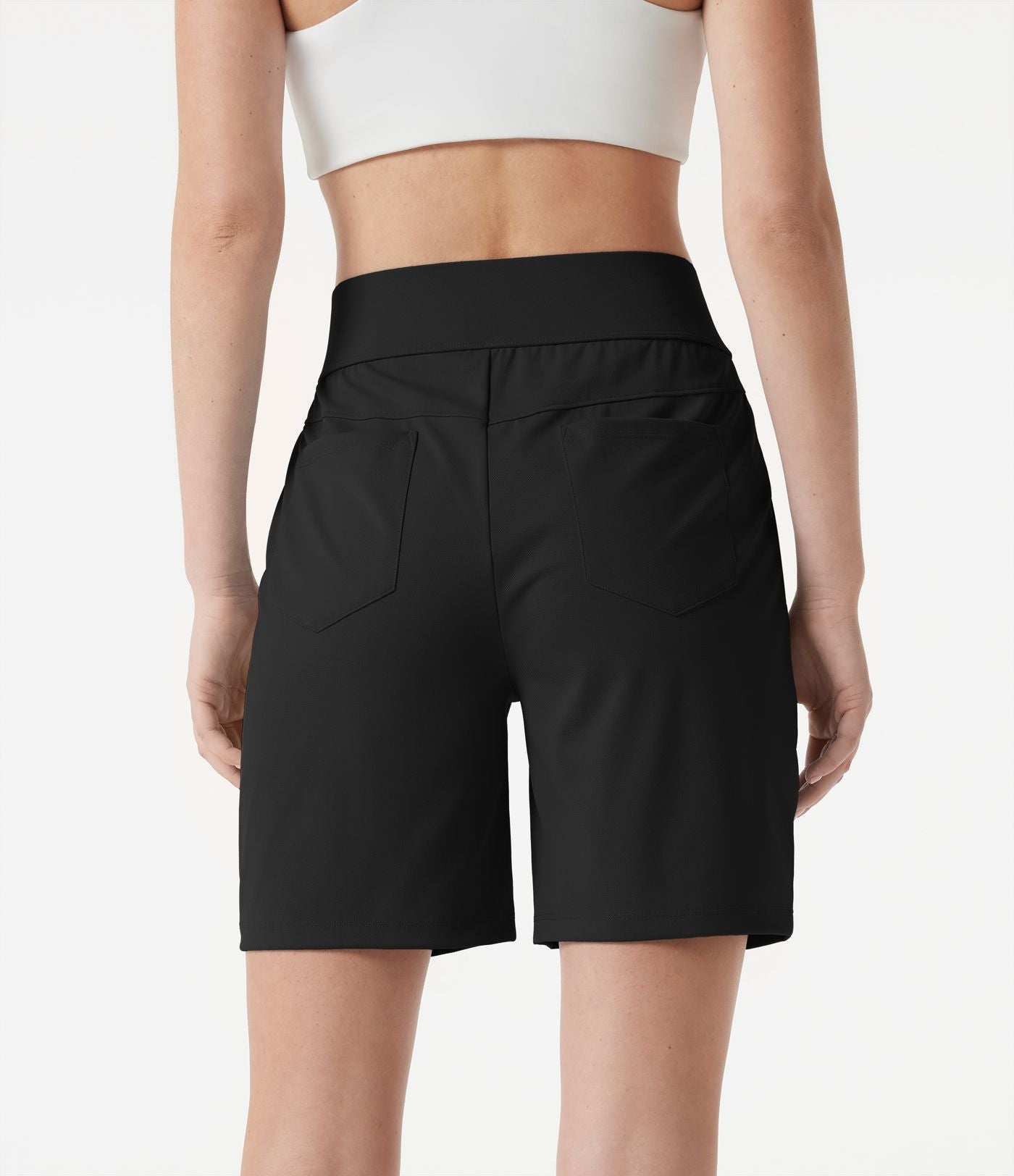 Short de golf taille haute à séchage rapide avec poches 17,5 cm - Golf Tee - UPF40+