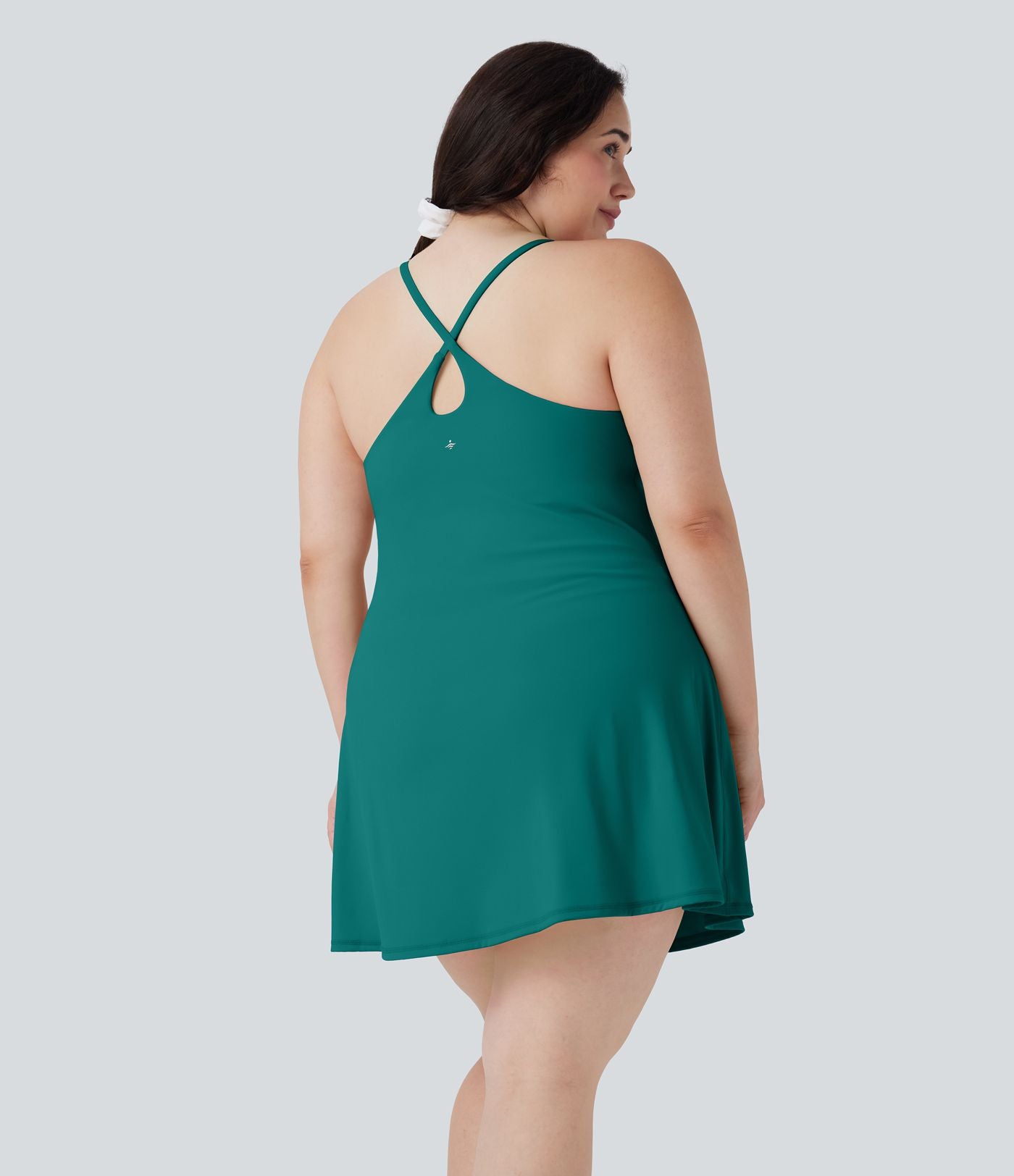 Robe de sport grande taille dos nu Softlyzero™ Plush - longueur rallongée - Easy Peasy Edition