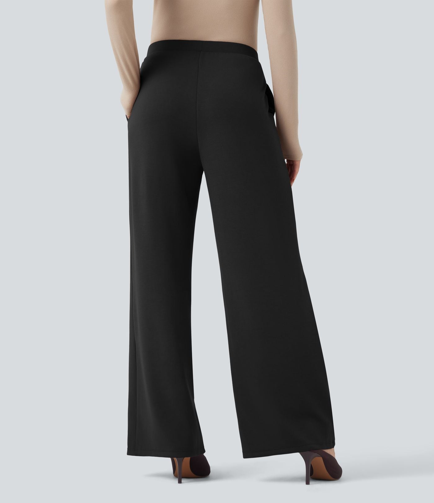 Pantalon de travail SpacerTek™ taille haute, jambe large, avec poches