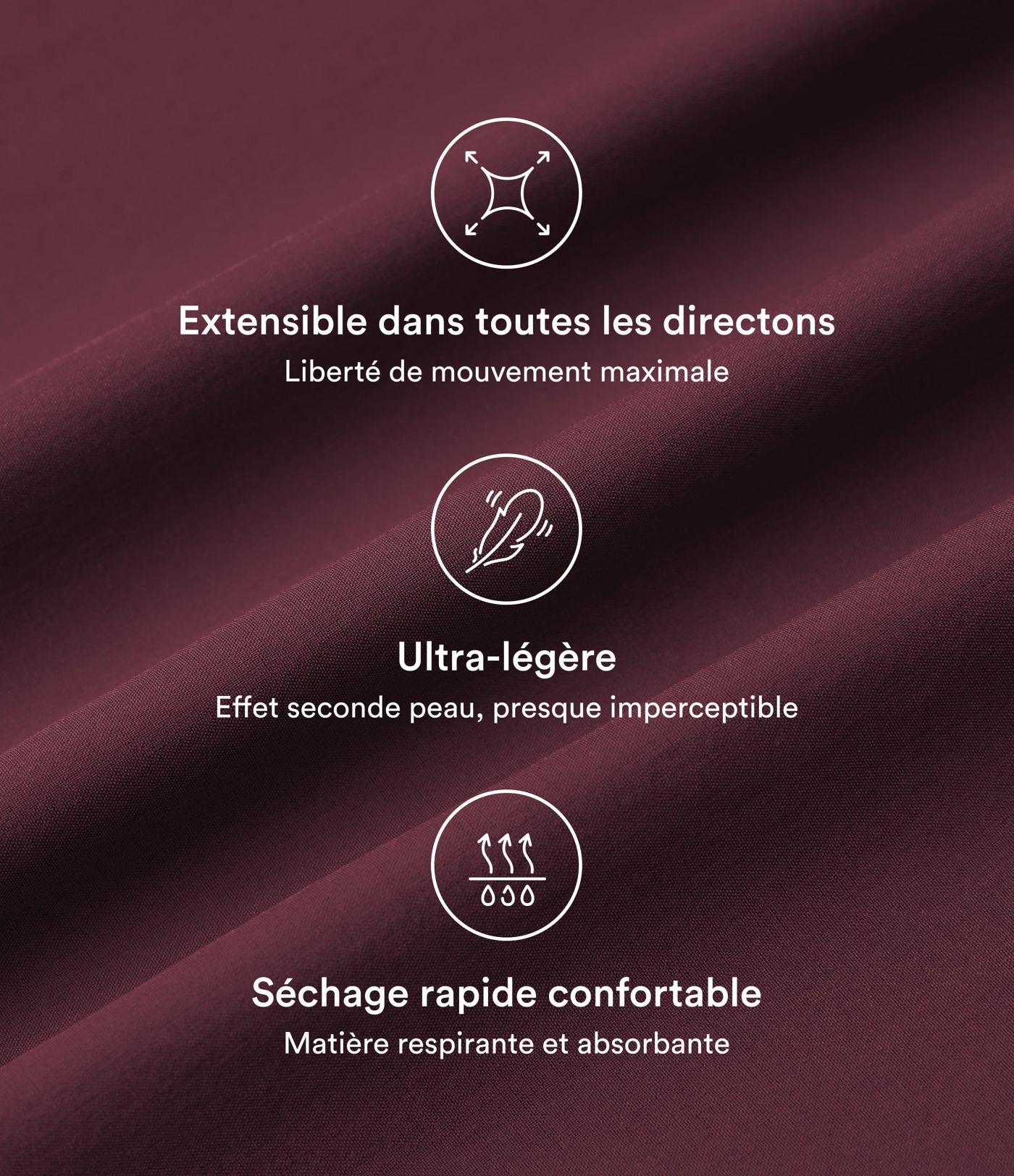 Breezeful™ Combinaison Dos Nu Poche Zippée Invisible Sur le Côté Jambe Large Séchage Rapide