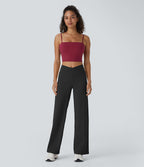 Pantalon yoga large croisé taille haute DayStretch avec poches