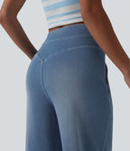 Halara Flex™ Jean large décontracté taille haute ventre plat avec poches