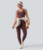 Combinaison de sport Halara UltraSculpt™ col V gainante push-up à poches
