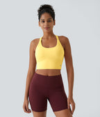 Débardeur yoga court SoftlyZero™ Plush à découpes A-C