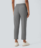 Pantalon golf fuselé taille haute cordon poches séchage rapide - Poche tee de golf