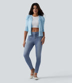 Jean Halara Flex™ skinny décontracté taille mi-haute avec poches