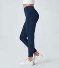 Leggings 7/8 de travail en denim taille haute avec poches Halara Flex™