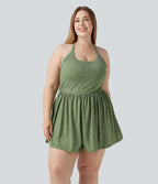 Combishort grande taille avec coussinets amovibles, poches et design accès facile Easy Peasy
