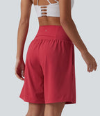 Short de yoga 2-en-1 SoftlyZero™ Airy taille très haute effet frais InstantCool 22,8 cm avec poches