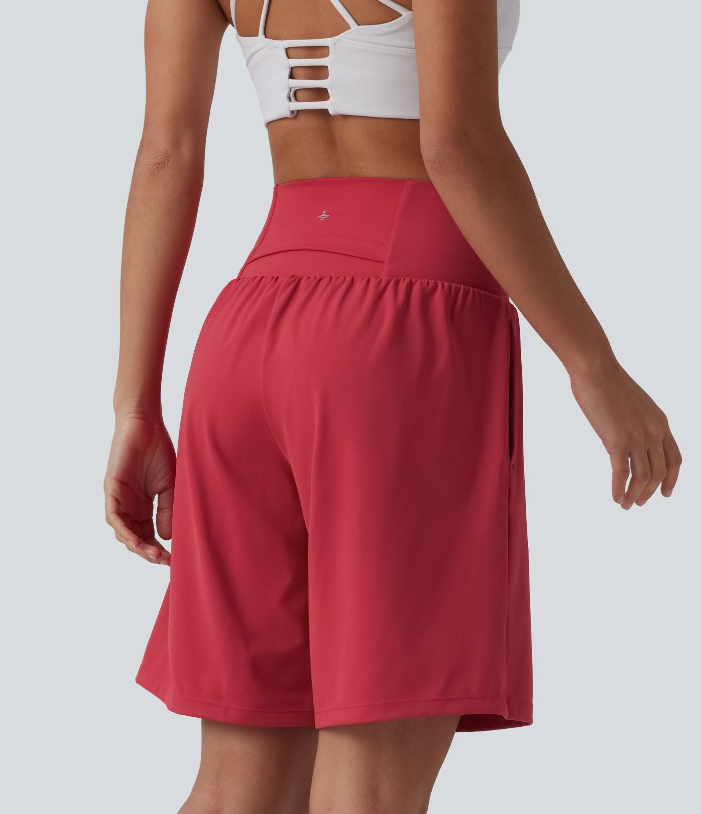 Short de yoga 2-en-1 SoftlyZero™ Airy taille très haute effet frais InstantCool 22,8 cm avec poches