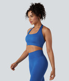 Brassière de sport yoga maintien léger col américain sans couture OneForm Seamless Flow