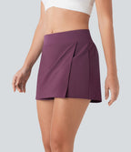 Short de yoga drapé taille moyenne à séchage rapide Breezeful™ avec poches latérales