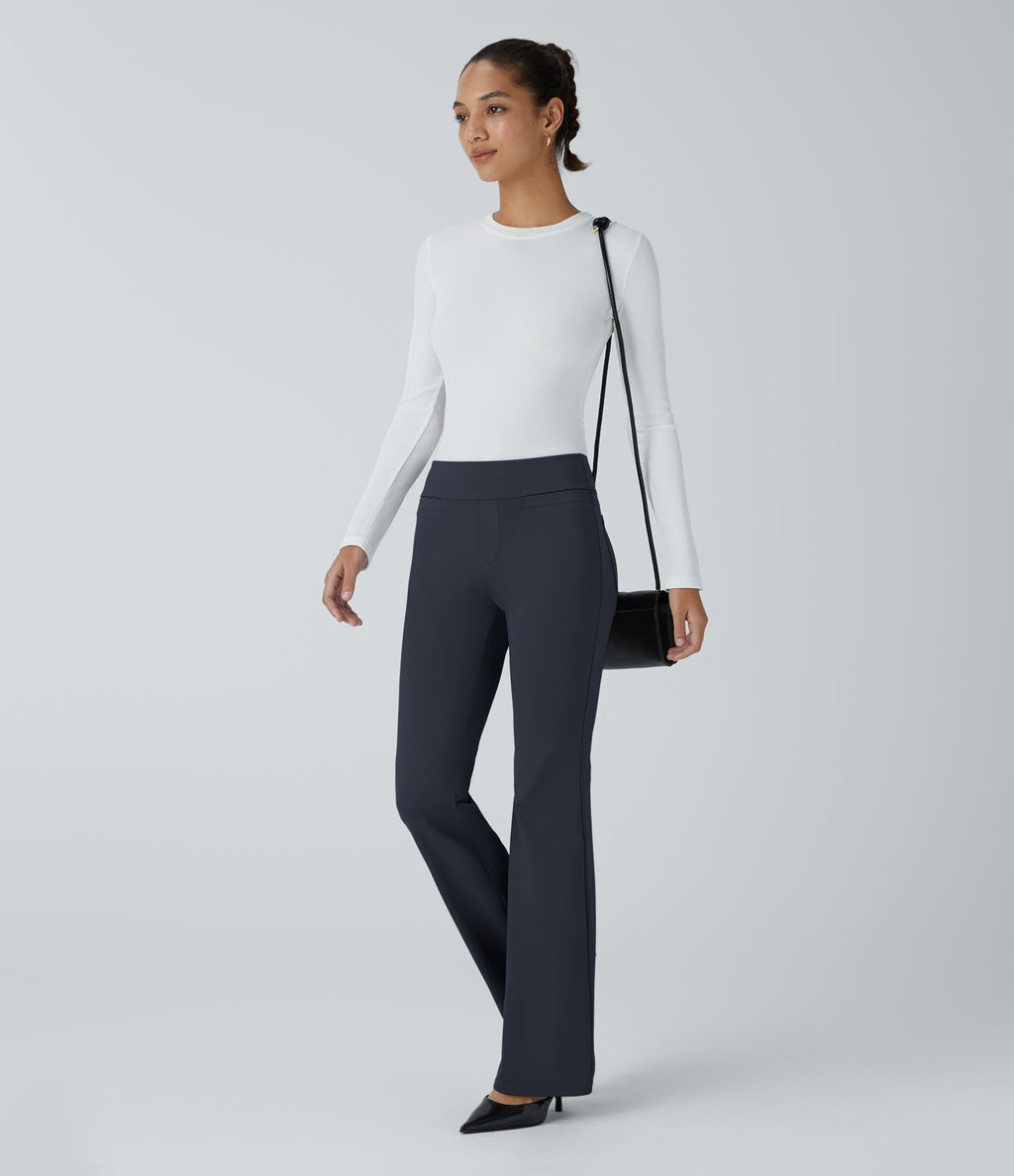 Pantalon tailleur taille moyenne Halara Flex™ avec poches