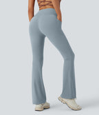 Pantalon de yoga à coupe bootcut gainant taille haute avec poches Halara UltraSculpt™