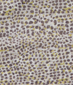 Jupe longue en mesh imprimé léopard taille haute asymétrique à volants 2 en 1