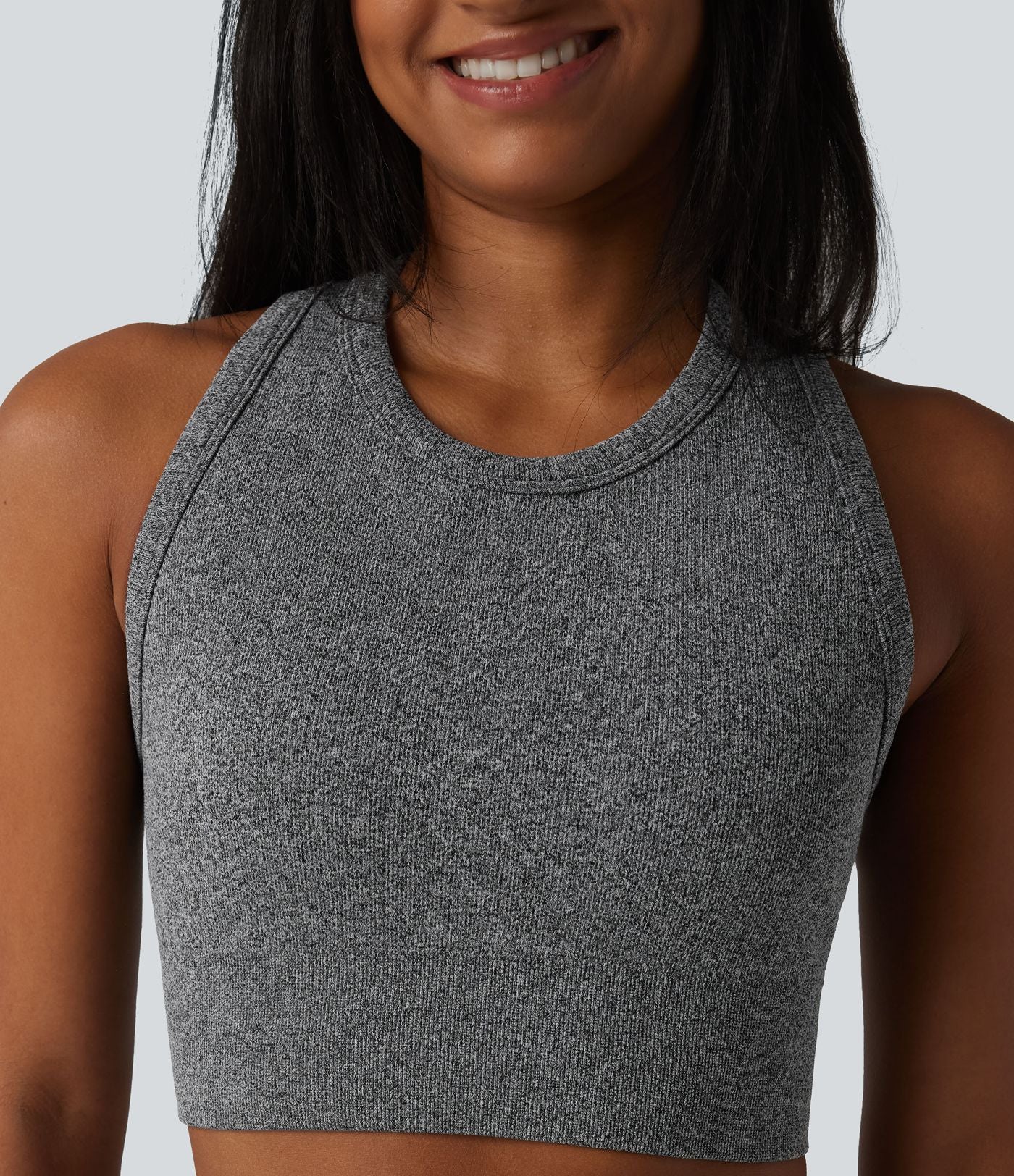 OneForm Seamless Flow Crop top casual dos nageur sans couture