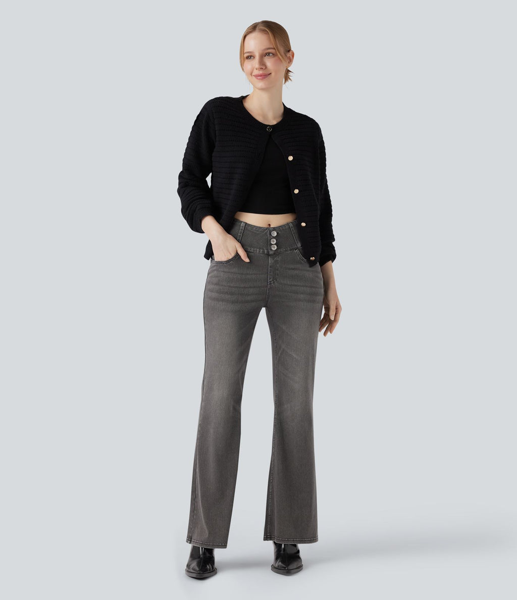 Jean bootcut taille haute Halara Flex™ avec poches