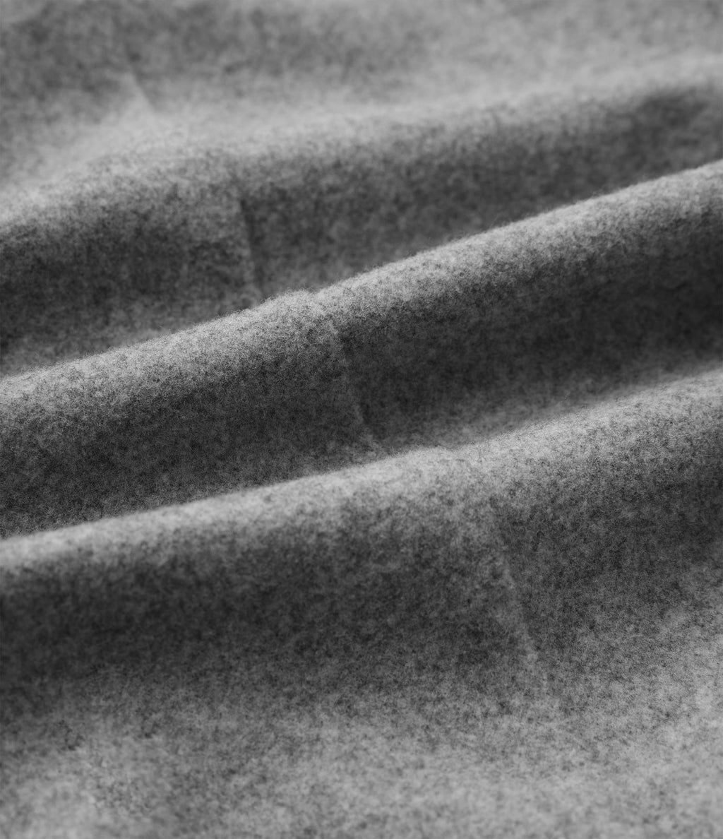 Veste tailleur polaire col rond manches longues à fermeture éclair