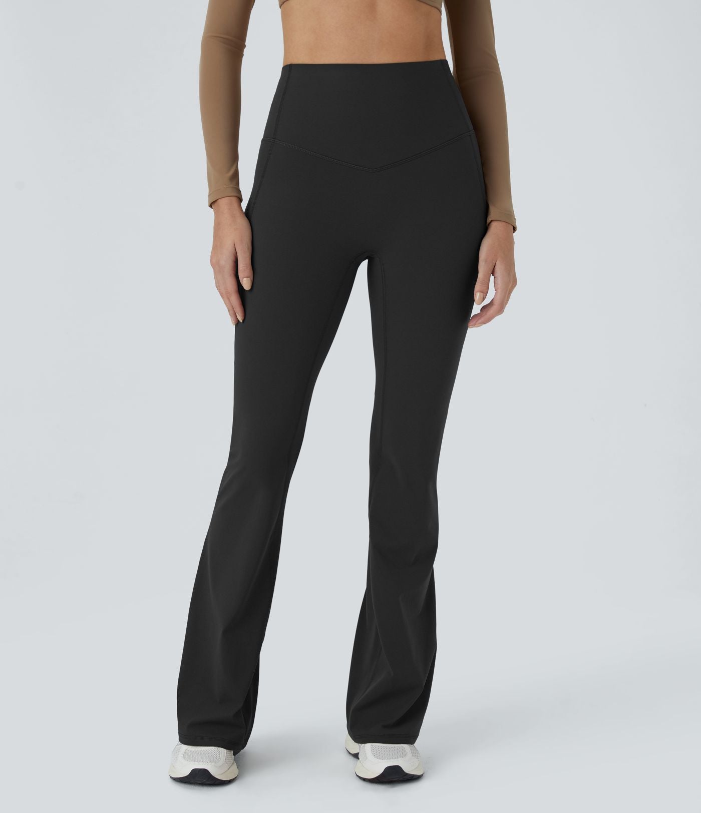Pantalon 7/8 d'entraînement gainant galbant taille haute avec poches Halara UltraSculpt™