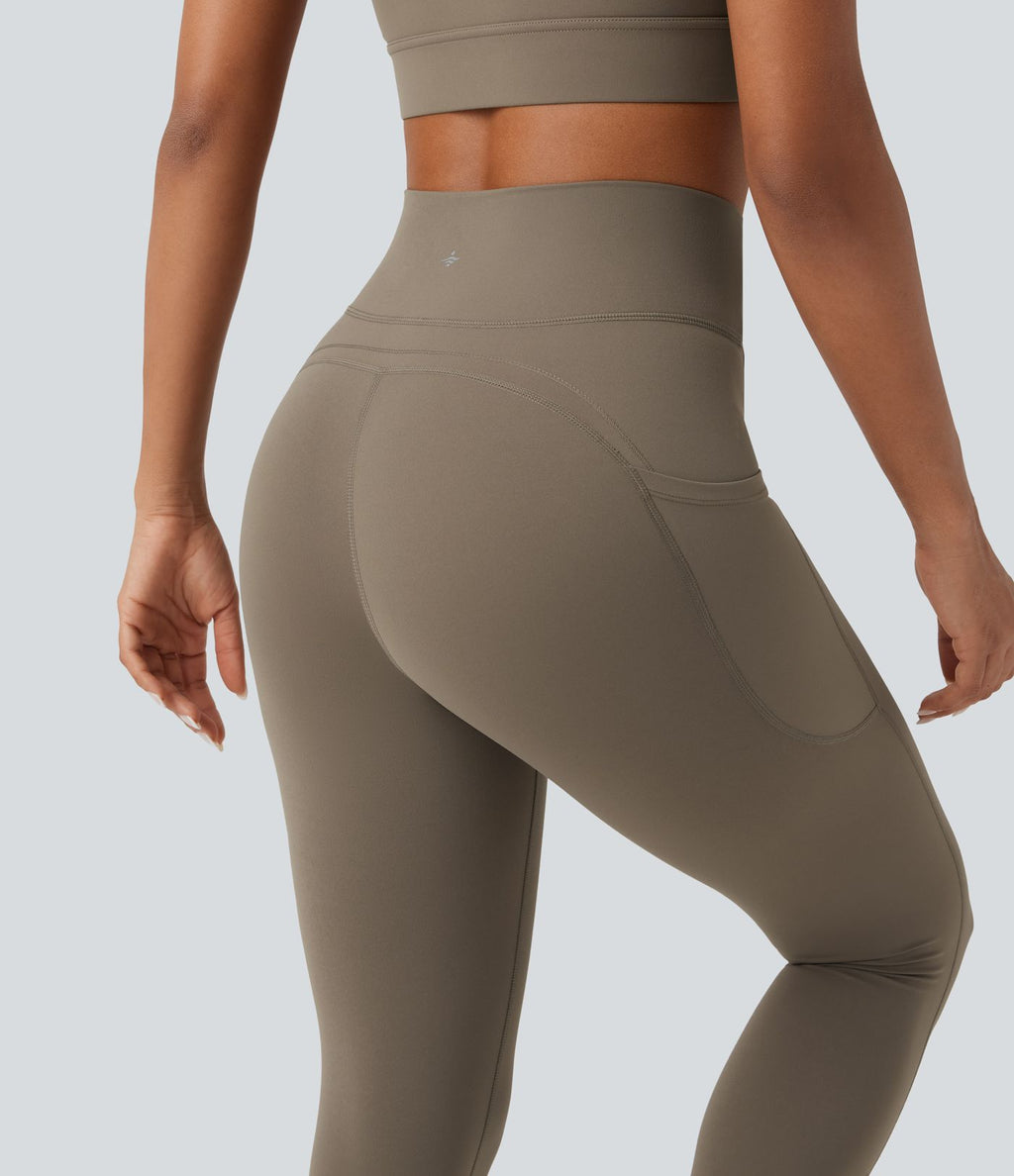Legging de yoga gainant taille haute avec cordon de serrage et poches Halara UltraSculpt™