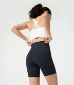 Short cycliste gainant taille haute Halara UltraSculpt™ 17,5 cm avec poches