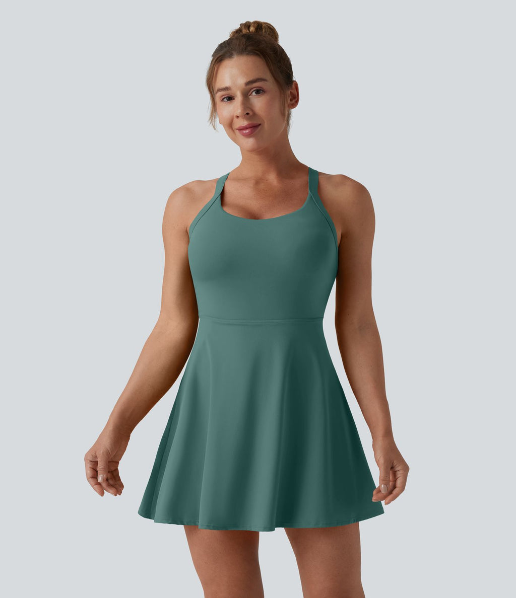 Robe de danse SoftlyZero™ Airy dos nu torsadé effet frais InstantCool, accès facile Easy Peasy, bonnets E-G
