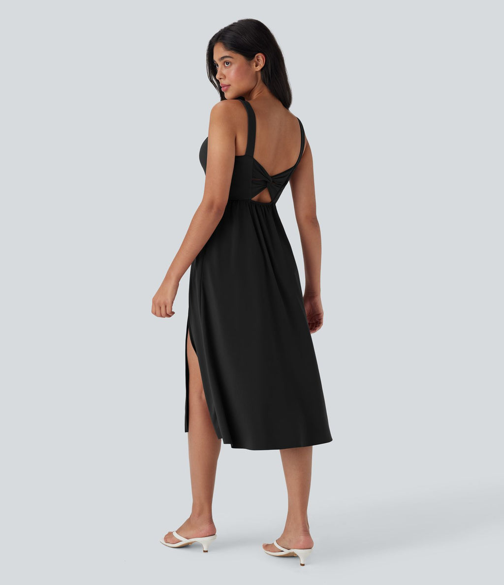 Robe décontractée mi-longue SoftlyZero™ Airy avec coques et effet frais InstantCool avec poches, bonnets E-G