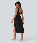 Robe décontractée mi-longue SoftlyZero™ Airy avec coques et effet frais InstantCool avec poches, bonnets E-G
