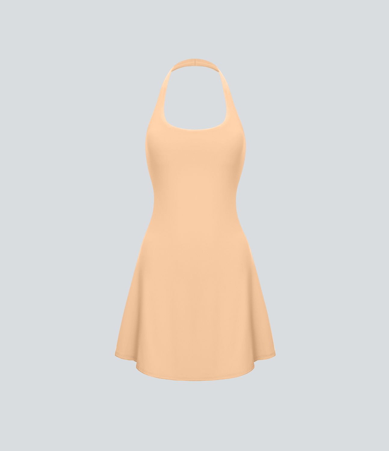 Softlyzero™ Plush Robe Sport Mini 2-en-1 à Poches Dos Nu et Col Halter