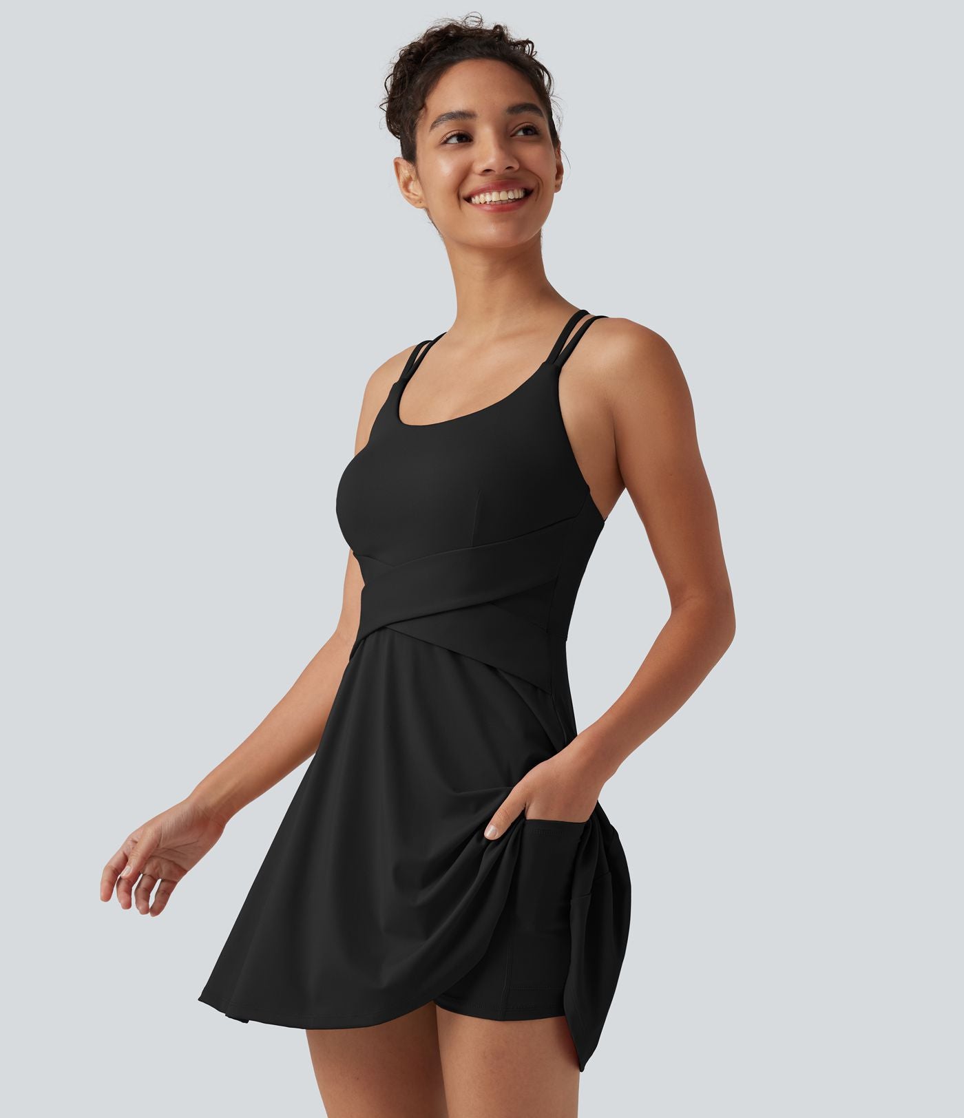 Robe active mini SoftlyZero™ Airy avec poches, accès facile Easy Peazy et protection solaire UPF 50+
